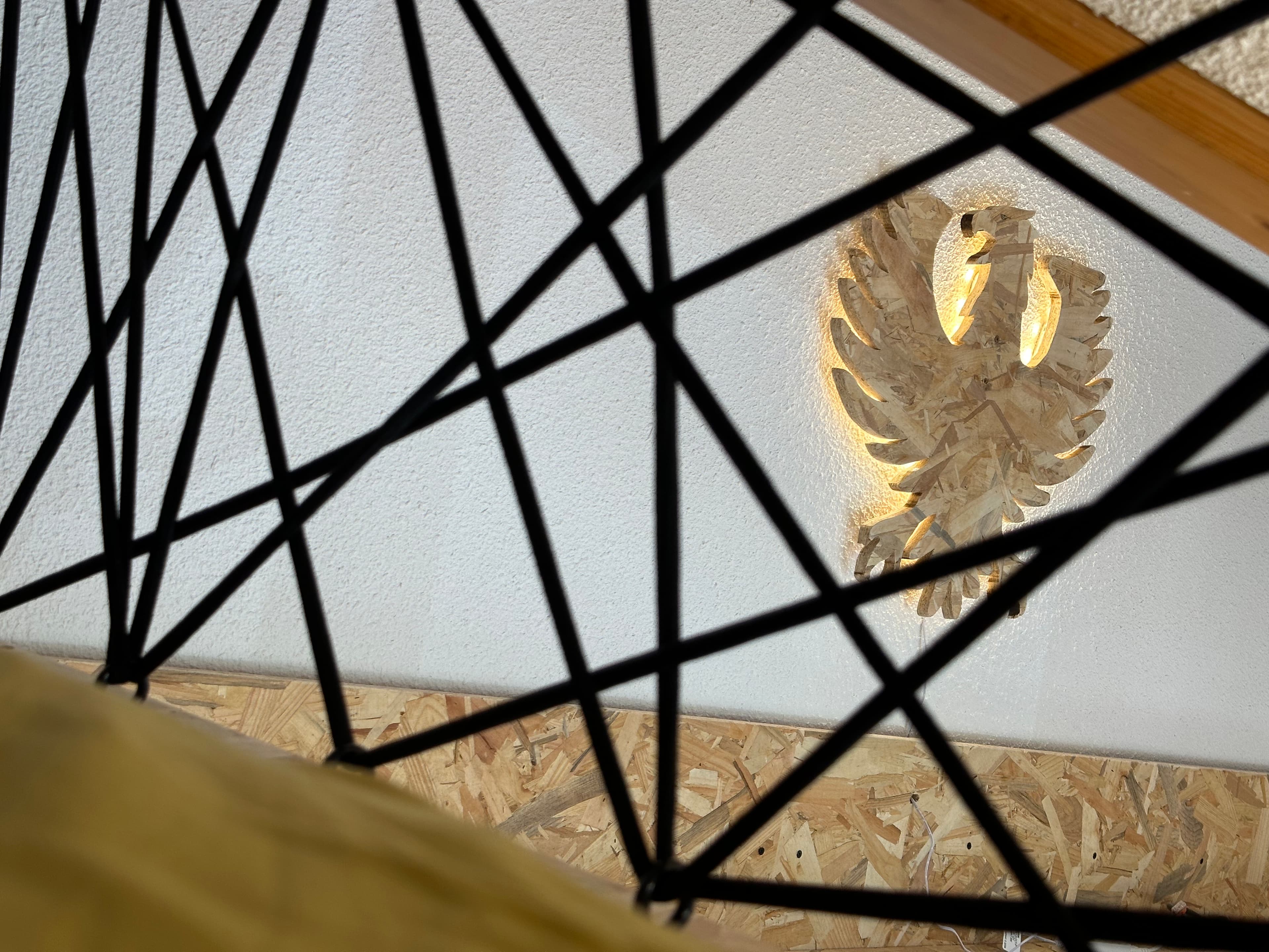 Décoration rambarde mezzanine